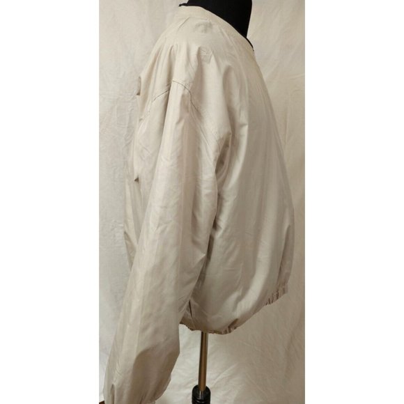PGA Tour Men's XL Beige Golf Pullover Long Sleeve V Neck Windbreaker Jacket - Picture 7 of 12